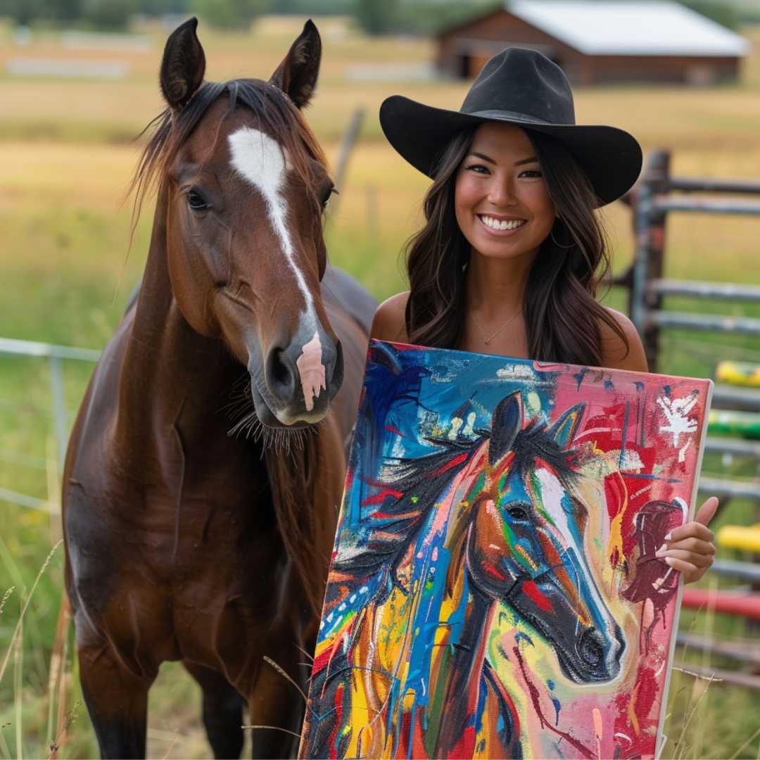 Custom Pet Portrait - Abstract Style - My Pet Canvas