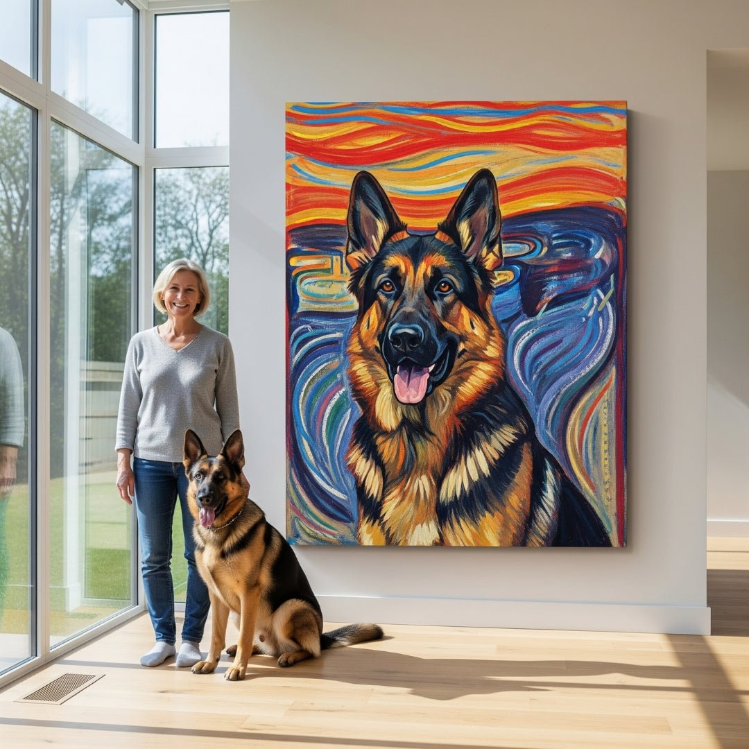 Custom Pet Portrait - Expressionism Style - My Pet Canvas