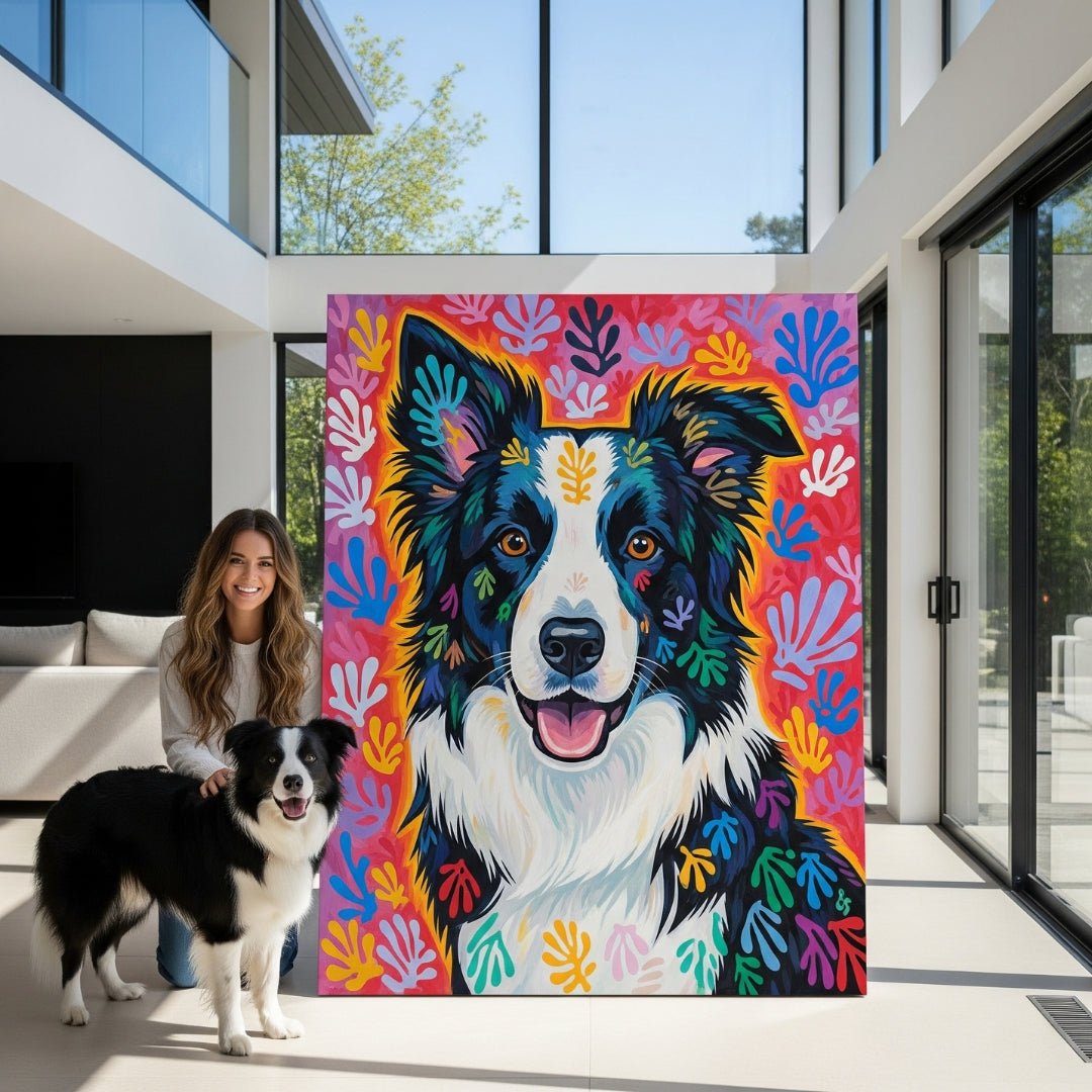 Custom Pet Portrait - Matisse Style - My Pet Canvas