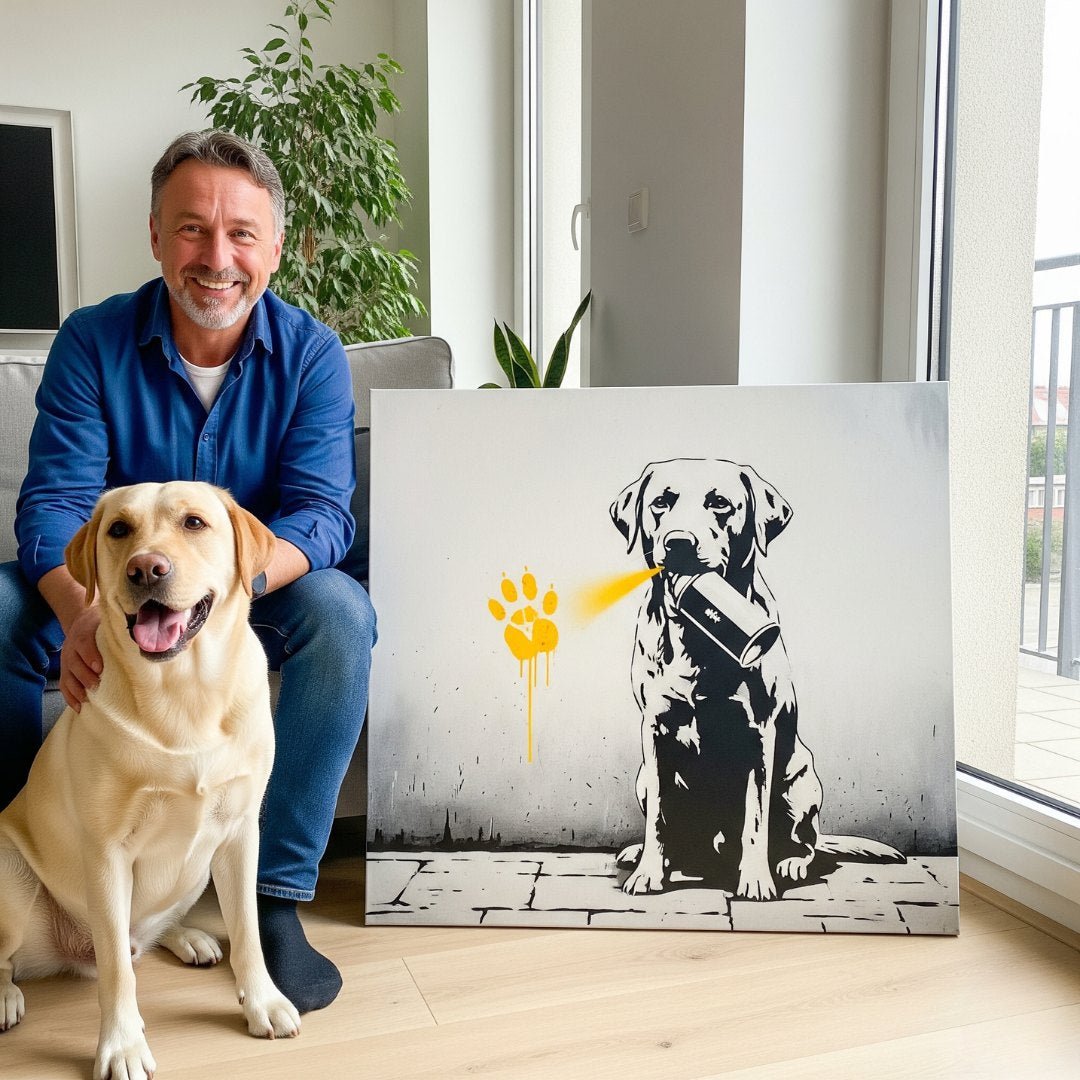 Limited Edition Portrait – Banksy - My Pet Canvas