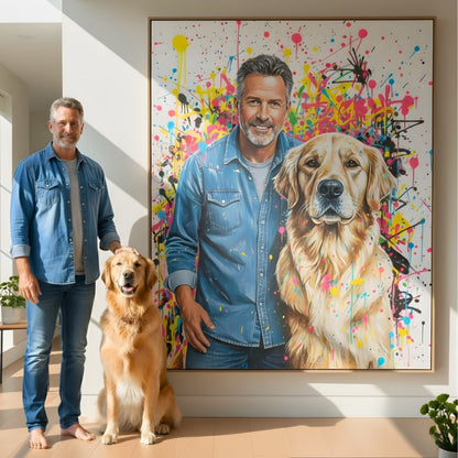 Custom Pet Portrait - Abstract Style