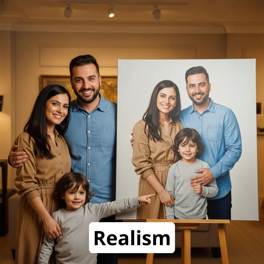 Custom People Portrait - My Pet Canvas