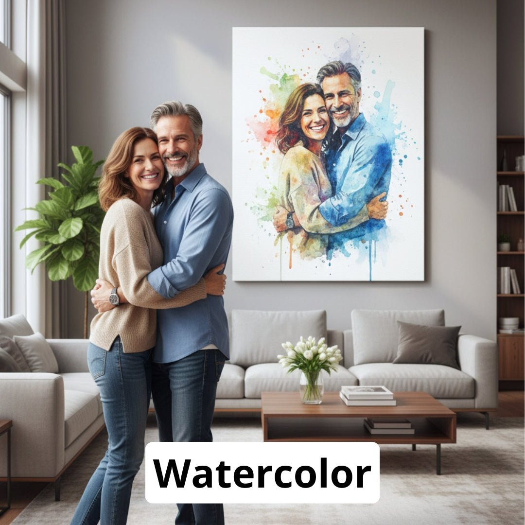 Custom People Portrait - My Pet Canvas