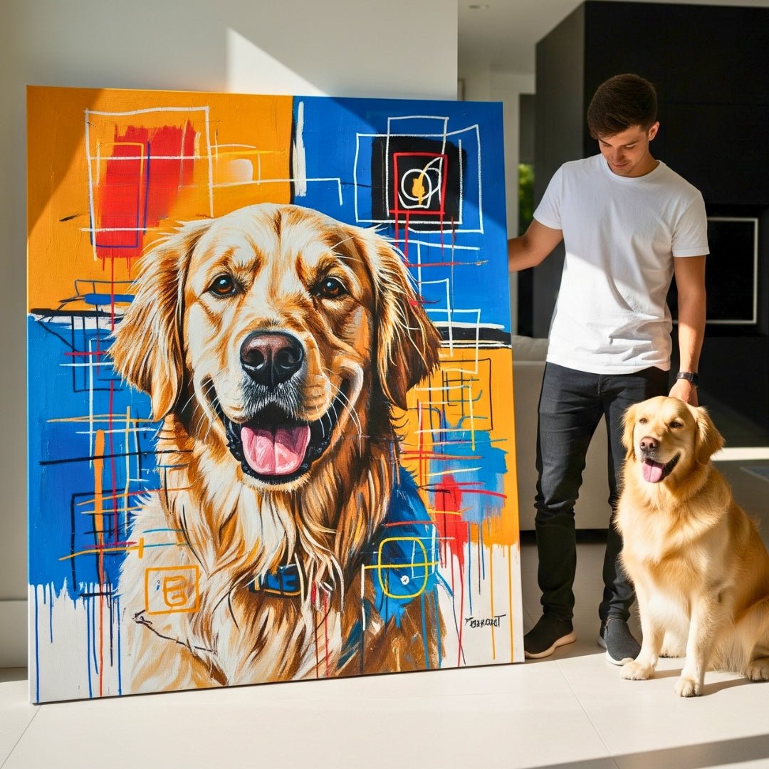Custom Pet Portrait - Abstract Style - My Pet Canvas
