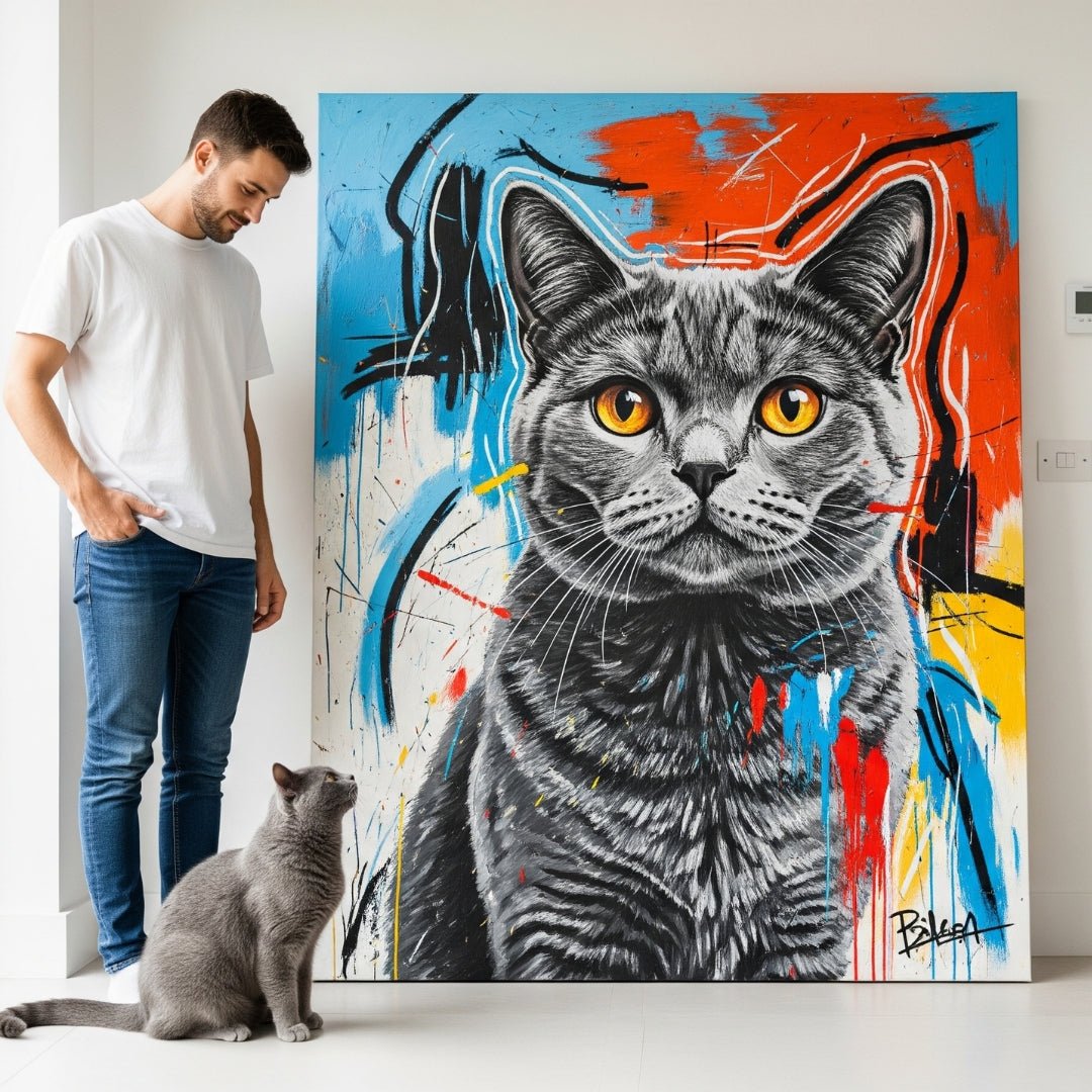 Custom Pet Portrait - Abstract Style - My Pet Canvas