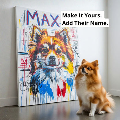 Custom Pet Portrait - Abstract Style - My Pet Canvas
