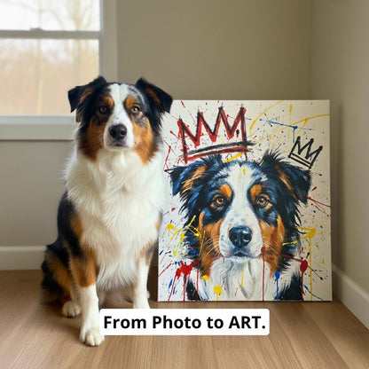 Custom Pet Portrait - Abstract Style - My Pet Canvas