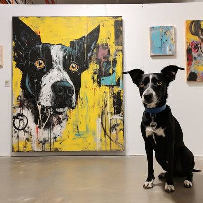 Custom Pet Portrait - Basquiat Style - My Pet Canvas