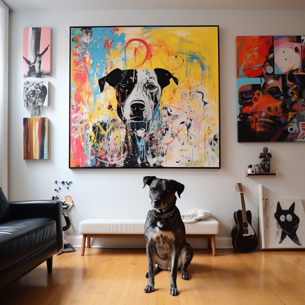 Custom Pet Portrait - Basquiat Style - My Pet Canvas