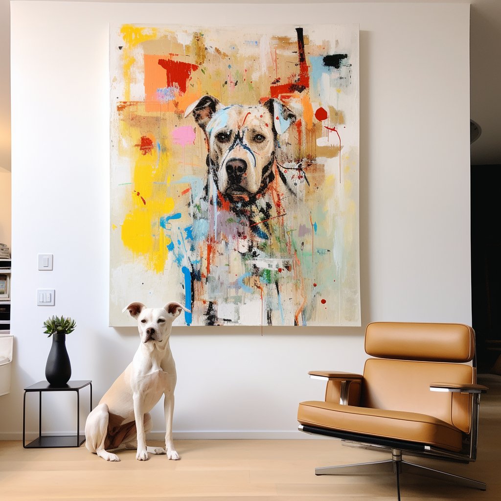 Custom Pet Portrait - Basquiat Style – My Pet Canvas