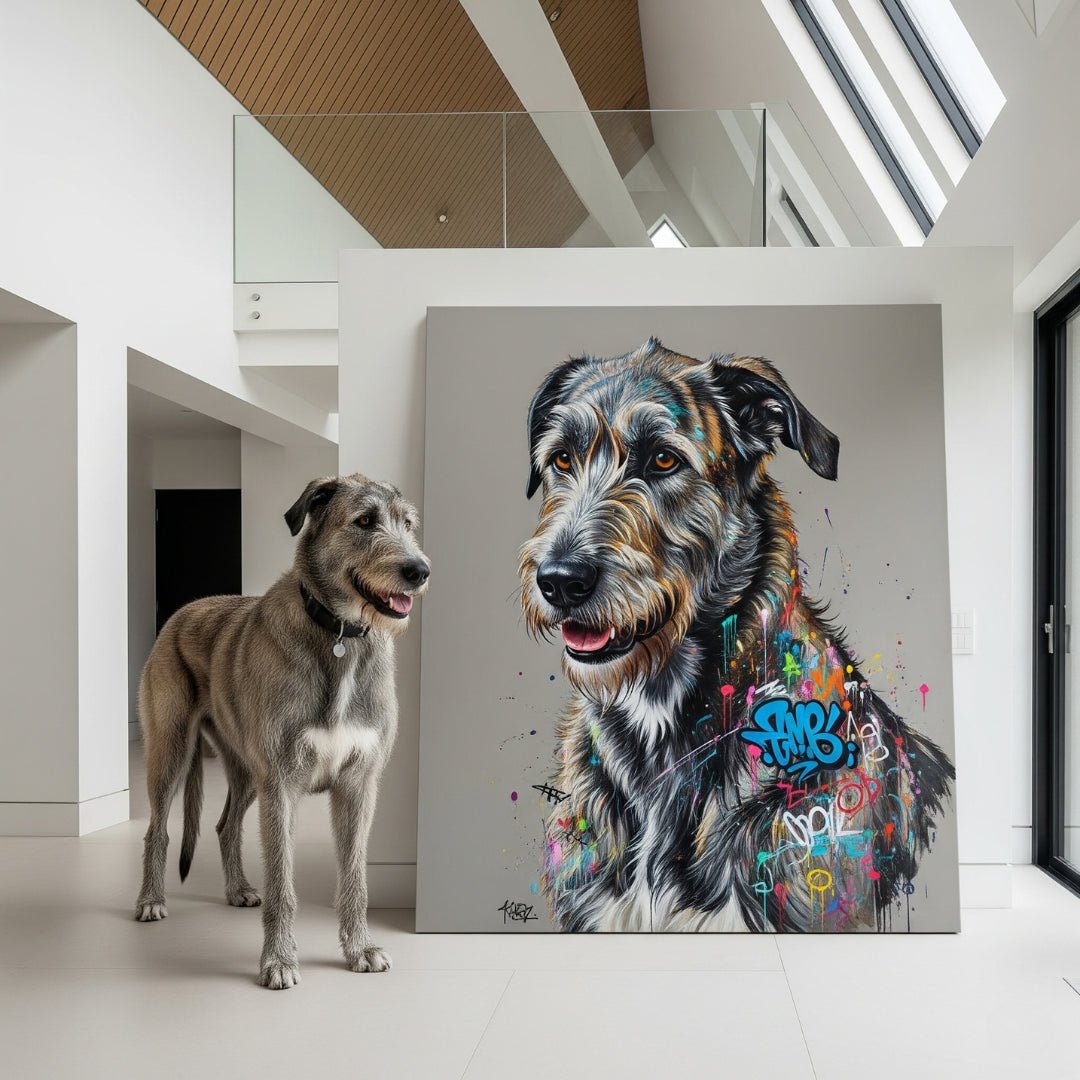 Custom Pet Portrait - Contemporary Style - My Pet Canvas