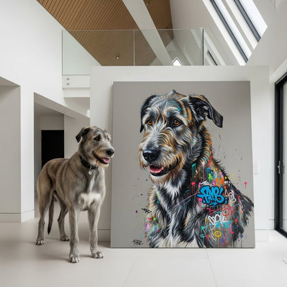 Custom Pet Portrait - Contemporary Style - My Pet Canvas