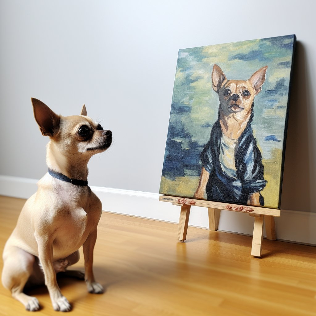 Custom Pet Portrait - Expressionism Style - My Pet Canvas