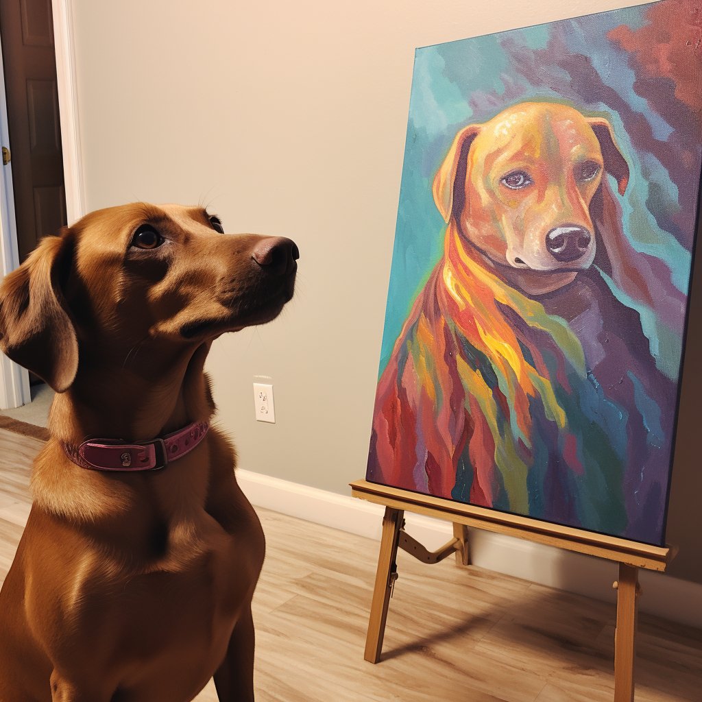 Custom Pet Portrait - Expressionism Style - My Pet Canvas