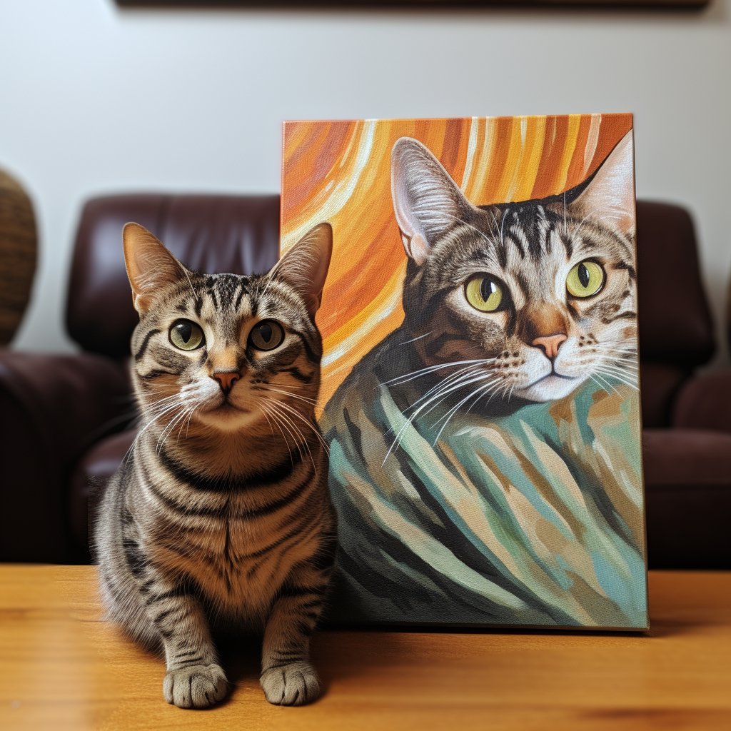 Custom Pet Portrait - Expressionism Style - My Pet Canvas