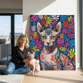 Custom Pet Portrait - Matisse Style - My Pet Canvas