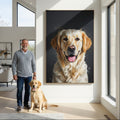 Custom Pet Portrait - Modern Style - My Pet Canvas