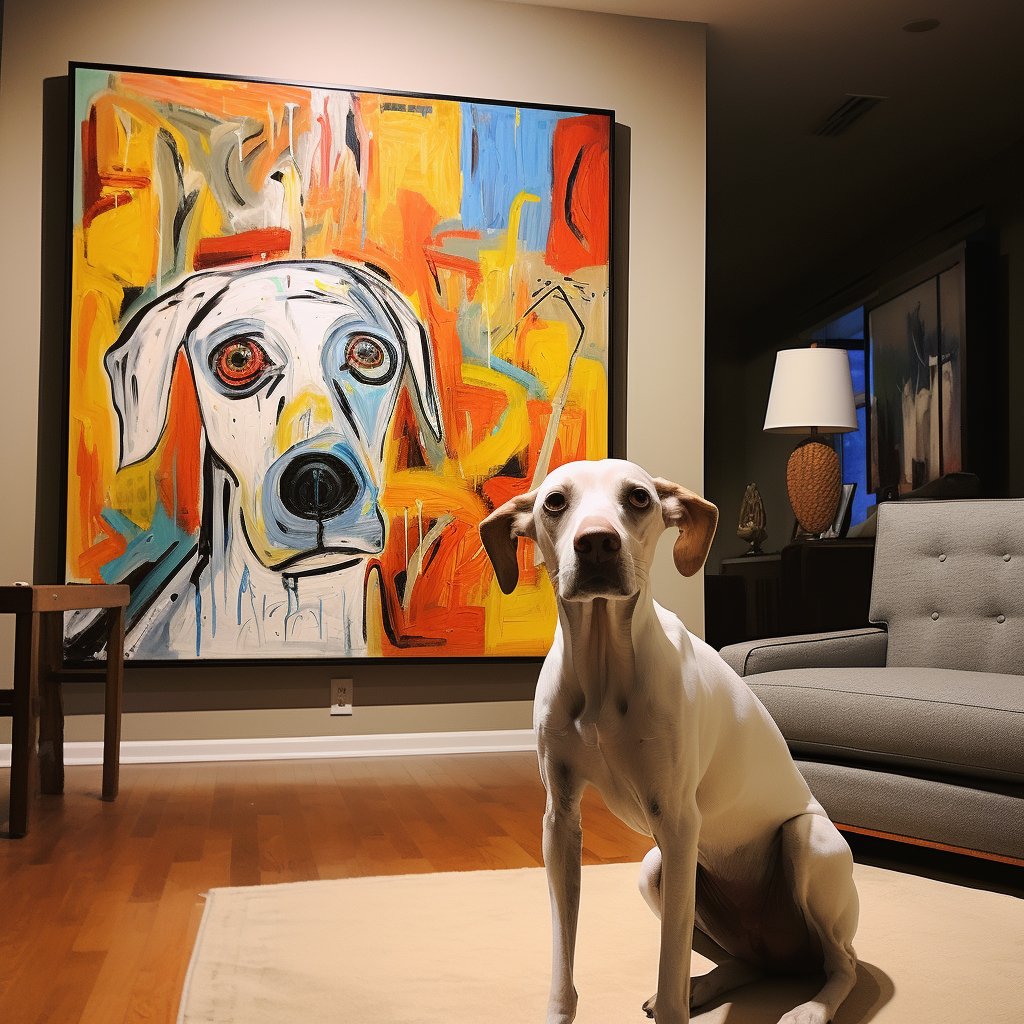 Custom Pet Portrait - Picasso Style - My Pet Canvas