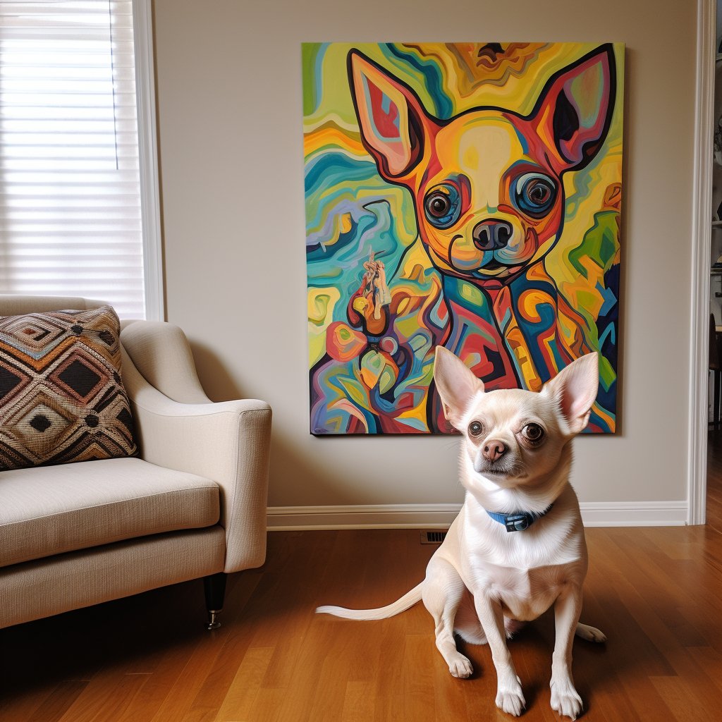 Custom Pet Portrait - Picasso Style - My Pet Canvas