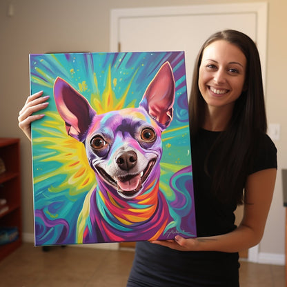 Custom Pet Portrait - Pop Art Style - My Pet Canvas