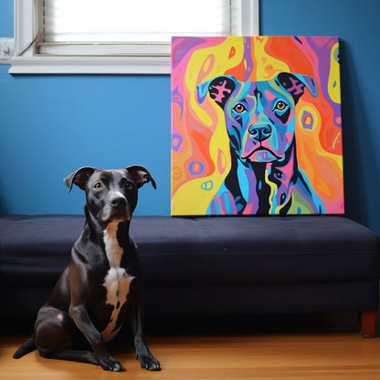 Custom Pet Portrait - Pop Art Style - My Pet Canvas