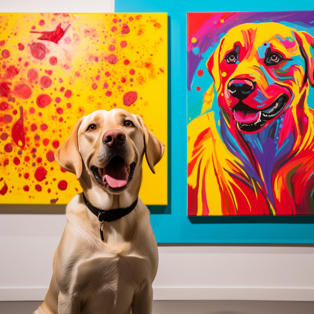 Custom Pet Portrait Pop Art Style My Pet Canvas Custom Pet Portrait Pop Art Style My Pet Canvas