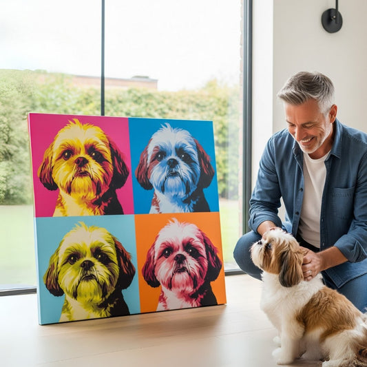 Limited Edition Portrait – Andy Warhol - My Pet Canvas