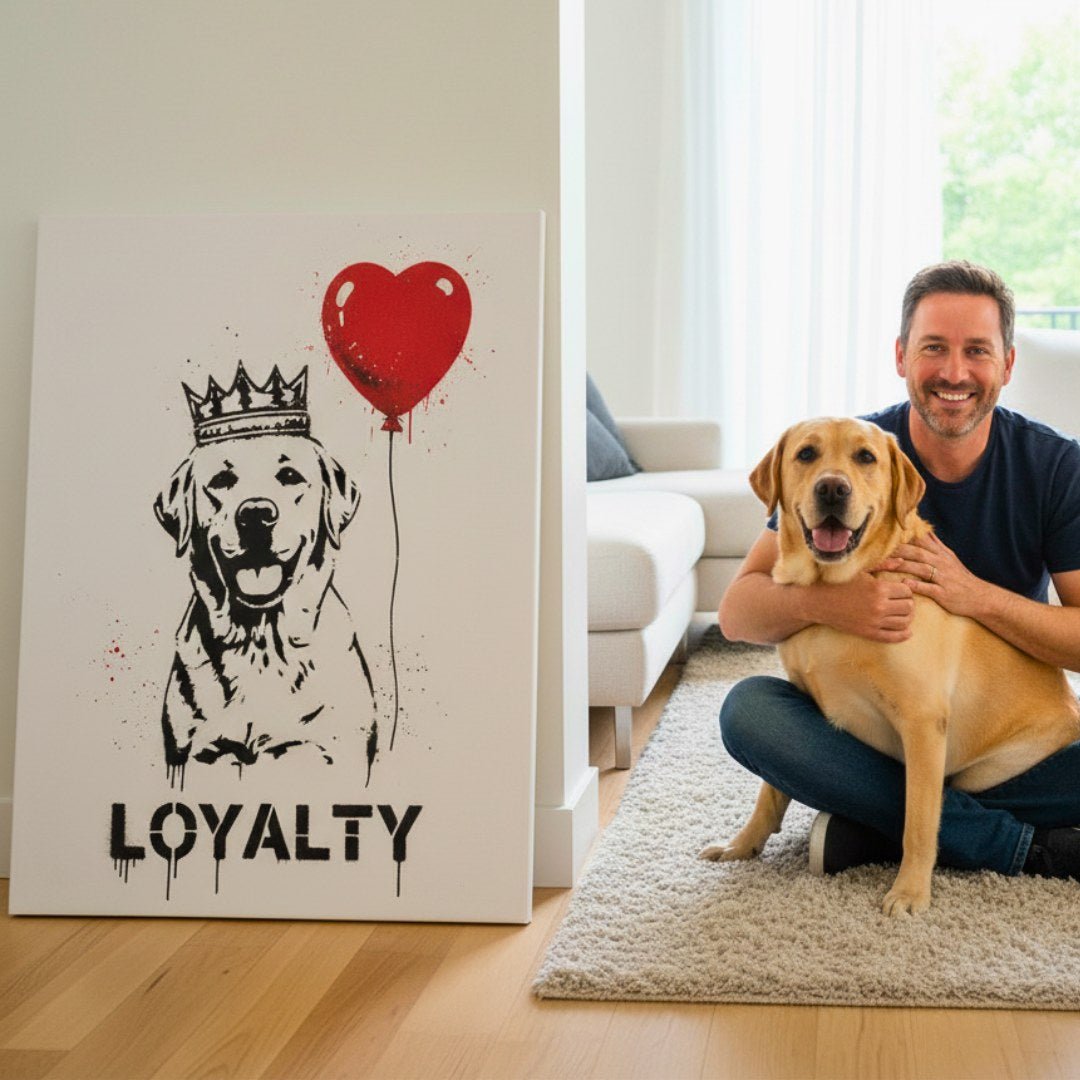 Limited Edition Portrait – Banksy - My Pet Canvas