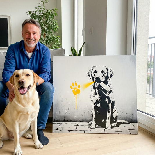 Limited Edition Portrait – Banksy - My Pet Canvas