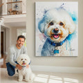 🤩 NEW - Custom Pet Portrait - Watercolor Style - My Pet Canvas