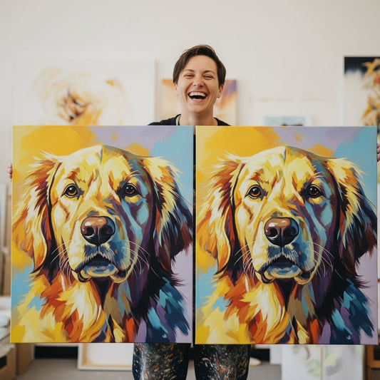 Second Canvas of Your Portrait - My Pet Canvas