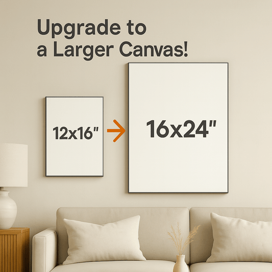 Upgrade: from 12x16" to 16x24" - My Pet Canvas